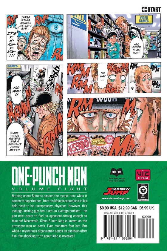 Бумажная книга «One-Punch Man. Volume 8», автор One - фото №1