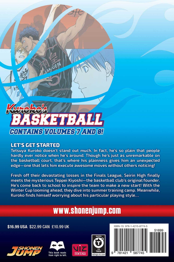 Бумажная книга «Kuroko's Basketball. 2 in 1 Edition. Volume 4», автор Тадатоси Фудзимаки - фото №1