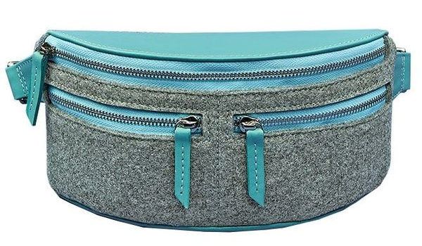 «Сумка поясная BlankNote Spirit Тиффани (BN-BAG-15-felt-tiffany)», бренда BlankNote - фото №1