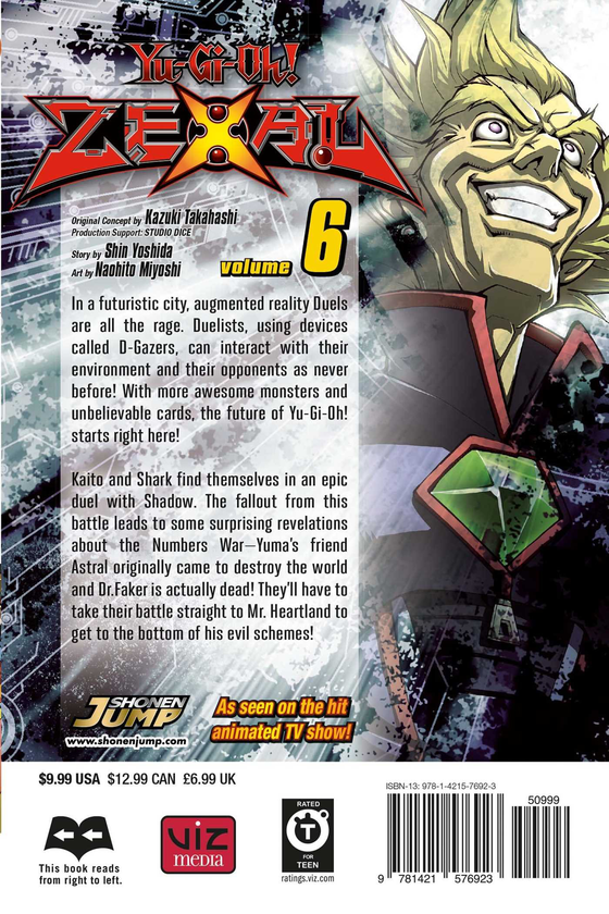 Бумажная книга «Yu-Gi-Oh! Zexal. Volume 6», авторов Кадзуки Такахаси, Син Есида - фото №1