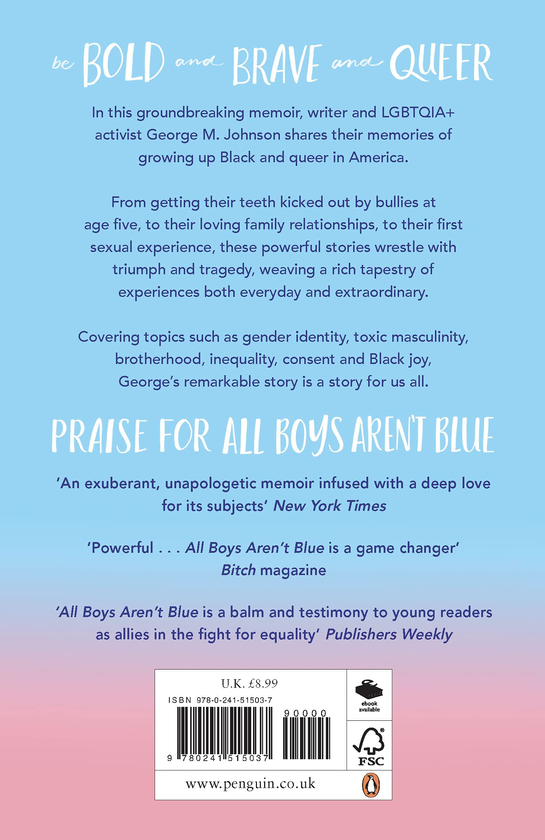 Бумажная книга «All Boys Aren't Blue», автор Джордж М. Джонсон - фото №1