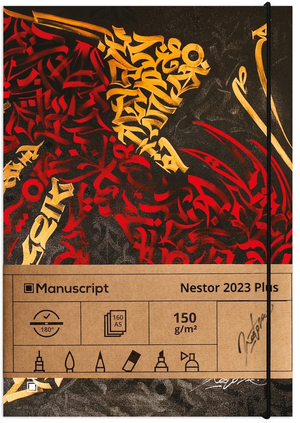  «Скетчбук Manuscript Nestor 2023 Plus (ns-2023-plus)», бренду Manuscript - фото №1