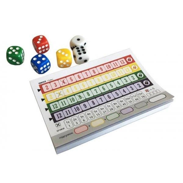 «Настільна гра DJGames Квікс (QWIXX) (DJG-048210)», бренда DJGames - фото №1