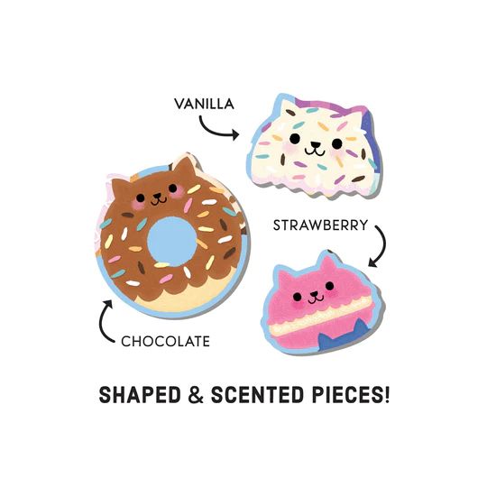  «Пазл Mudpuppy Cat Cafe 60 Piece Scratch & Sniff Puzzle», бренда Mudpuppy - фото №1