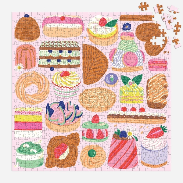 «Пазл Galison Sweet Confections 500 Piece Puzzle», бренда Galison - фото №1