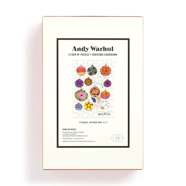  «Пазл Galison Andy Warhol by Andy Warhol 80 ел.», бренда Galison - фото №1