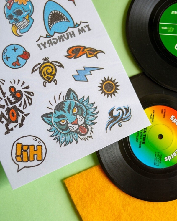  «Temporary tattoos for older boys. Tattoos. Shark», brand Сюрприз - фото №1