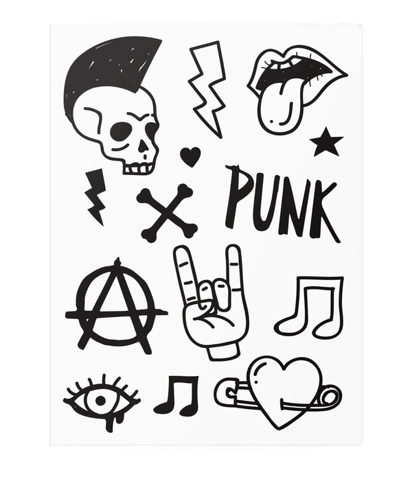 «Тимчасові тату TATTon.me Punk mix», бренду TATTon.me - фото №1