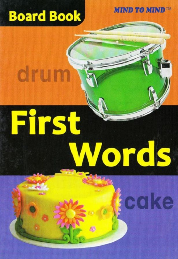 Бумажная книга «Board Book. First words » - фото №1