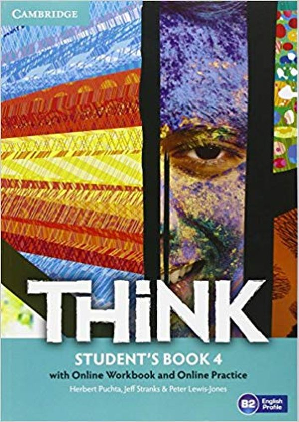 [object Object] «Think. Level 4. Student's Book with Online Workbook and Online Practice», авторів Пітер Льюїс-Джонс, Джефф Стренкс, Герберт Пухта - фото №1