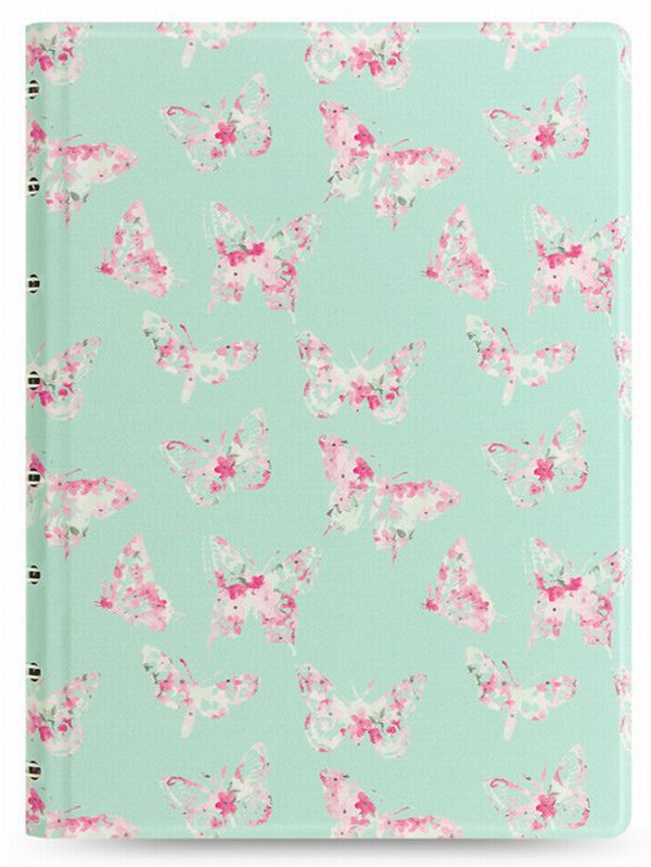 «Блокнот Filofax Patterns A5 Pink Butterfly (115037)», бренда Filofax - фото №1