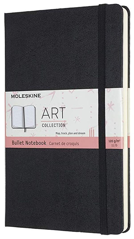  «Блокнот Moleskine Art Bullet Черный (ARTBULNT3)», бренда Moleskine - фото №1