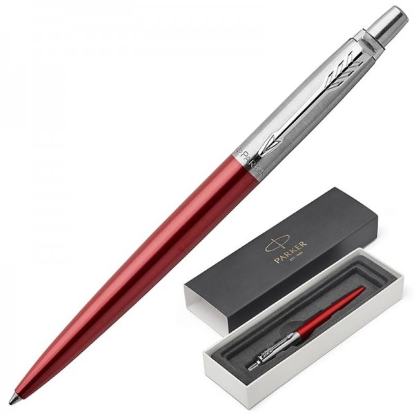 «Шариковая ручка Parker Jotter 17 Kensington Red CT BP (16 432)», бренда Parker - фото №1