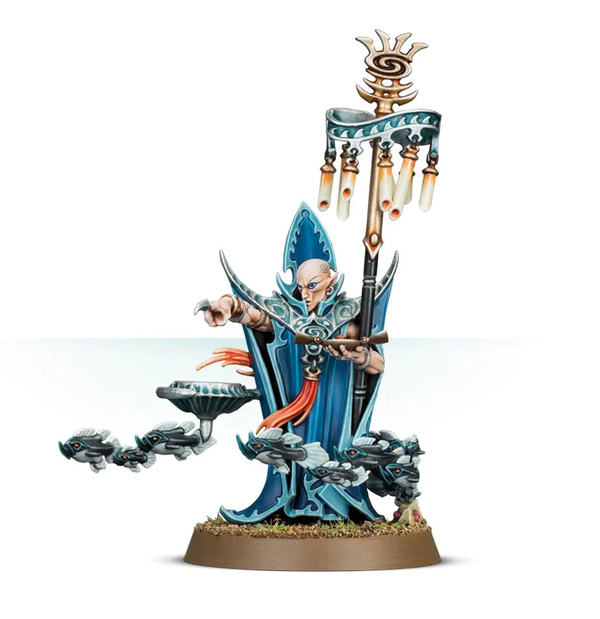  «Набор для сборки миниатюры Games Workshop Warhammer Age of Sigmar Idoneth Deepkin: Isharann Soulscryer (99070219005)», бренда Games Workshop - фото №1