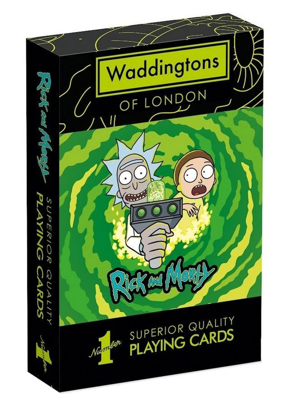  «Гральні карти Rick and Morty 2022 Waddingtons No. 1», бренду Winning Moves - фото №1