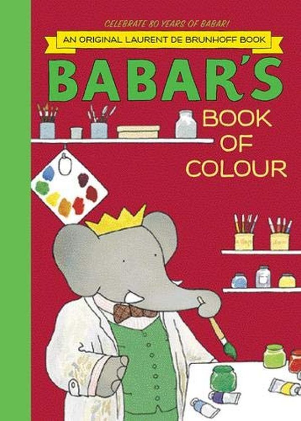 Паперова книга «Babar's Book of Colour», автор Лорен де Брюнгофф - фото №1
