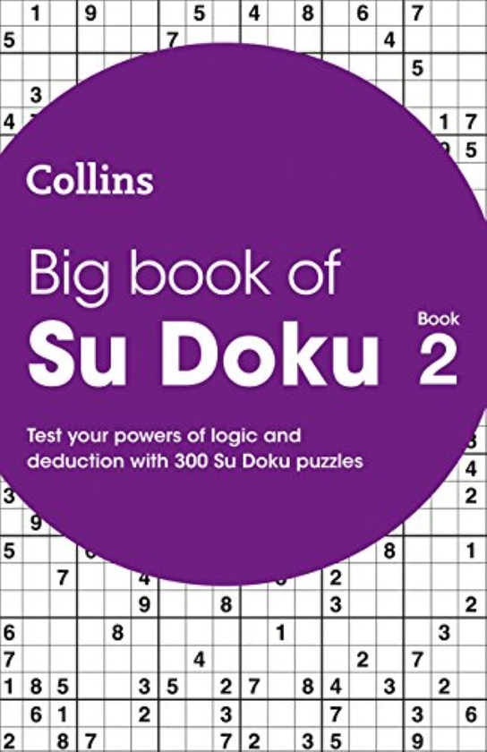 Паперова книга «Big Book of Su Doku Book 2 : 300 Su Doku Puzzles», автор Коллінз - фото №1