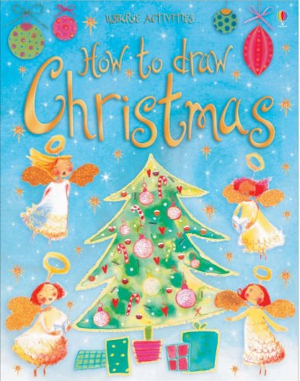 Бумажная книга «How to Draw Christmas », автор Фиона Уотт - фото №1
