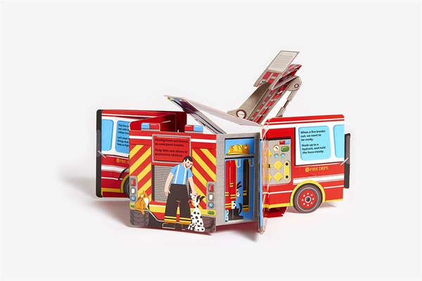 Паперова книга «What's Up, Fire Truck? (A Pop Magic Book)» - фото №1