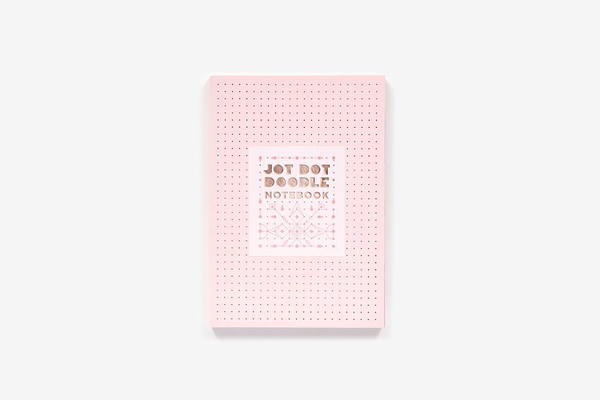 Бумажная книга «Jot Dot Doodle Notebook. Pink and Rose Gold» - фото №1