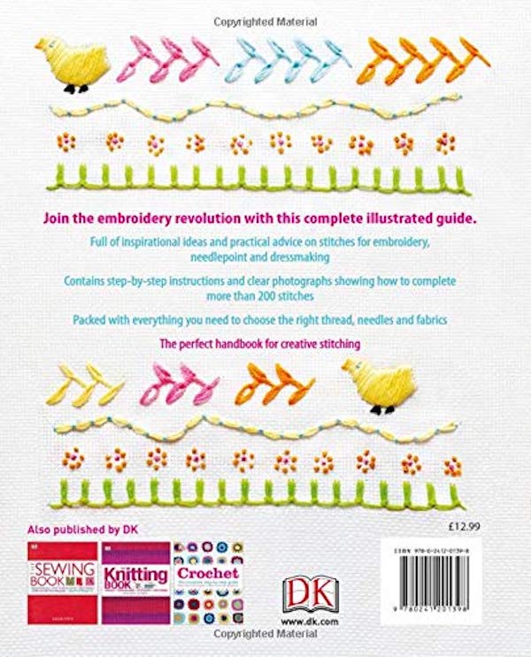 Паперова книга «Embroidery Stitches Step-by-Step», автор Люсінда Гандертон - фото №1