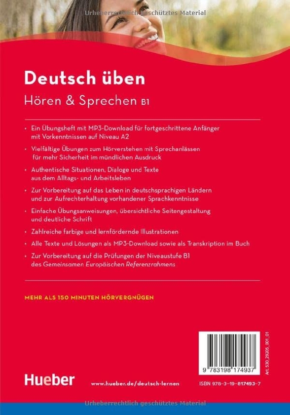 Паперова книга «Deutsch Uben. Horen + Sprechen B1mit Audios online», автор Аннелі Білліна - фото №1