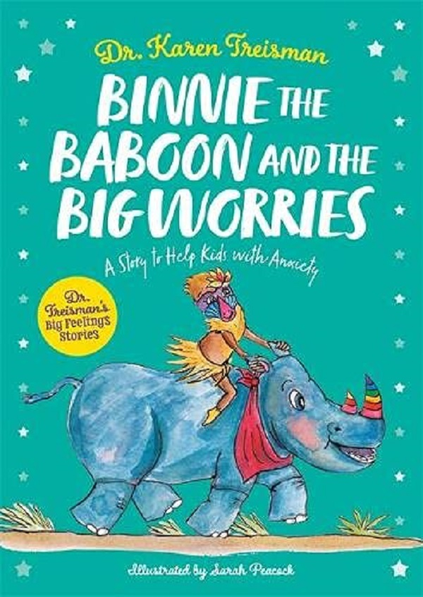 Паперова книга «Binnie the Baboon and the Big Worries. A Story to Help Kids with Anxiety», автор Карен Трісман - фото №1