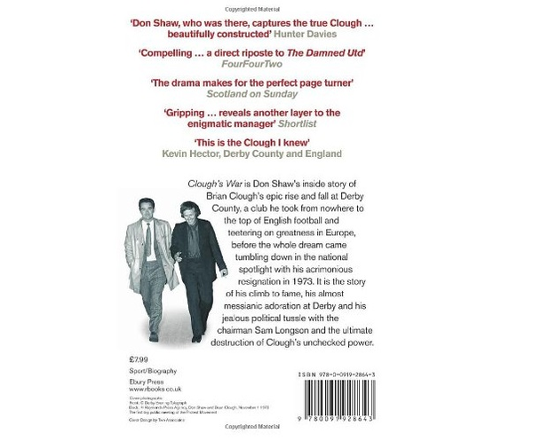 Паперова книга «Clough's War», автор Дон Шоу - фото №1