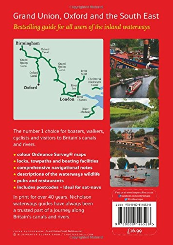 Бумажная книга «Grand Union, Oxford & the South East : Waterways Guide 1» - фото №1