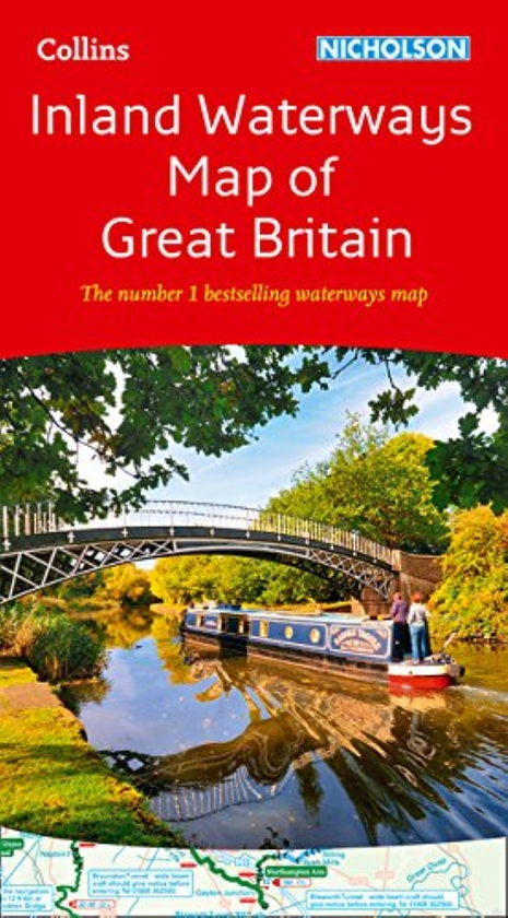Бумажная книга «Collins Nicholson Inland Waterways Map of Great Britain» - фото №1