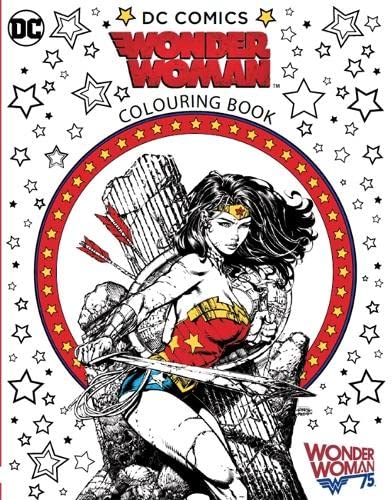 Бумажная книга «Wonder Woman Colouring Book» - фото №1