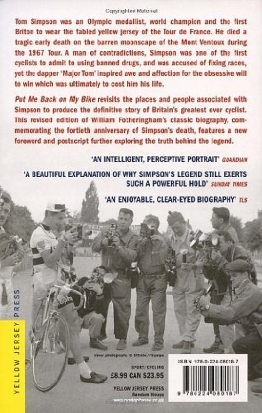 Бумажная книга «Put Me Back On My Bike. In Search of Tom Simpson», автор Уильям Фотерингем - фото №1