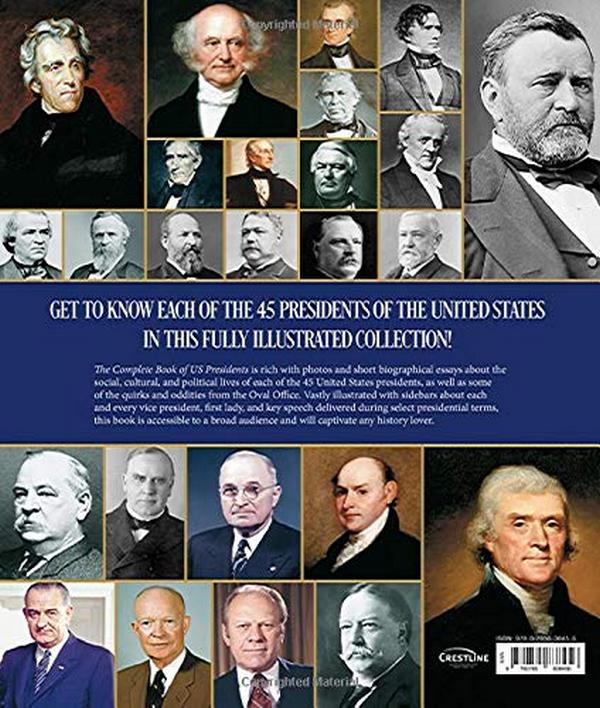 Бумажная книга «The Complete Book of US Presidents», автор Билл Йенн - фото №1