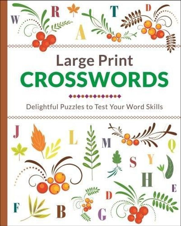 Паперова книга «Large Print Crosswords» - фото №1