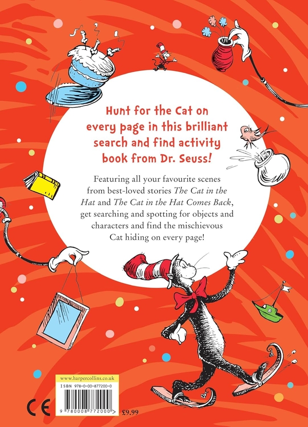 Паперова книга «The Cat in the Hat: A Search and Find Book», автор Доктор Сьюз - фото №1