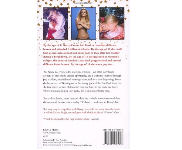 Бумажная книга «Kerry Katona: Too Much, Too Young: My Story of Love, Survival and Celebrity», автор Керри Катона - фото №1