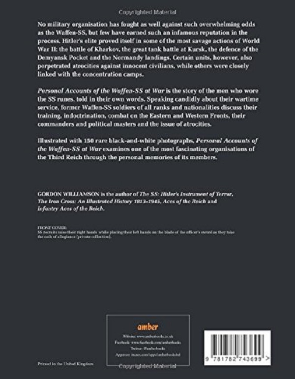 Бумажная книга «Personal Accounts of the Waffen-SS», автор Гордон Уильямсон - фото №1