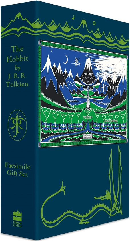 Бумажная книга «The Hobbit Facsimile Gift Edition (Lenticular cover)», автор Джон Р. Р. Толкин - фото №1