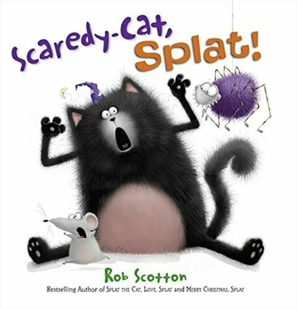 Паперова книга «Scaredy-Cat, Splat!», автор Роб Скоттон - фото №1