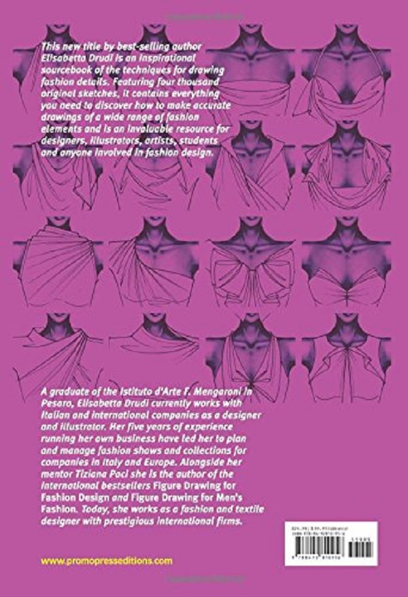 Бумажная книга «Fashion Details. 4000 Drawings», автор Элизабетт Друди - фото №1