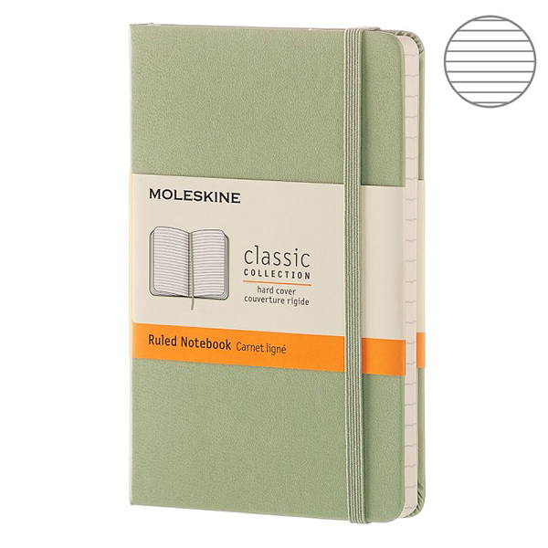  «Блокнот Moleskine Classic маленький мятный (MM710K12)», бренда Moleskine - фото №1