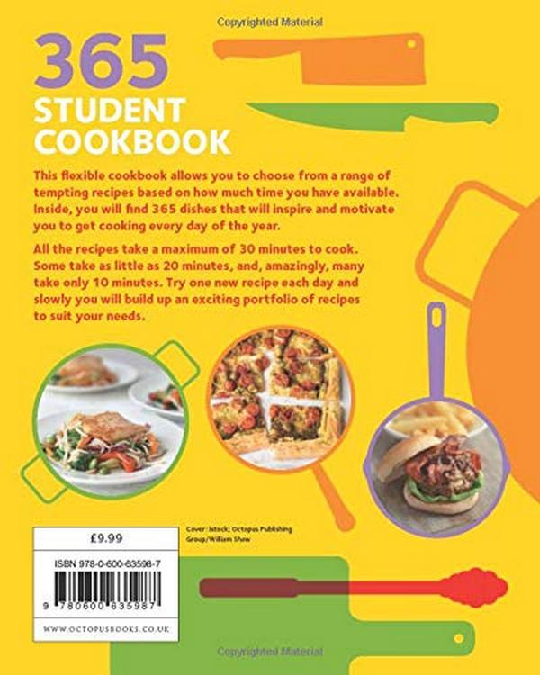 [object Object] «365 Student Cookbook», автор Джо Маколі - фото №2 - мініатюра