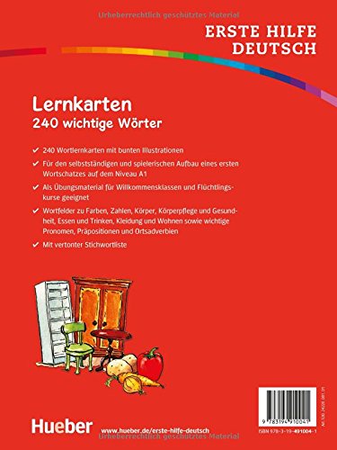 Паперова книга «Erste Hilfe Deutsch: Lernkarten», автор Джуліан Форсманн - фото №1