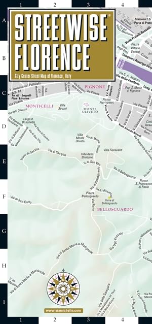 Бумажная книга «Streetwise Florence Map - Laminated City Center Street Map of Florence, Italy. City Plan» - фото №1