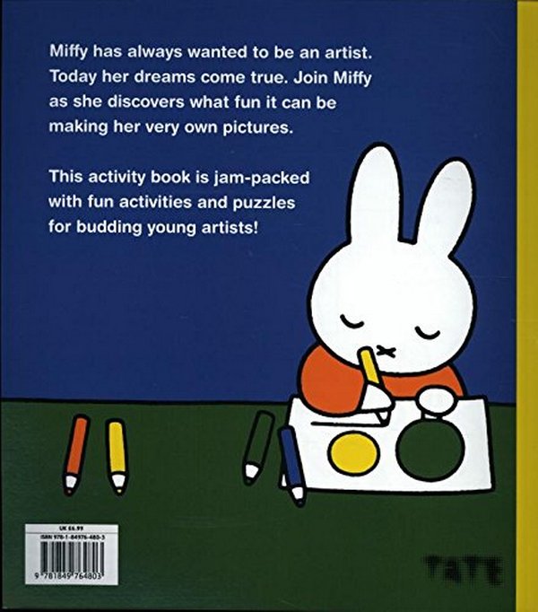 Паперова книга «Miffy the Artist. Art Activity Book», автор Дік Бруна - фото №1
