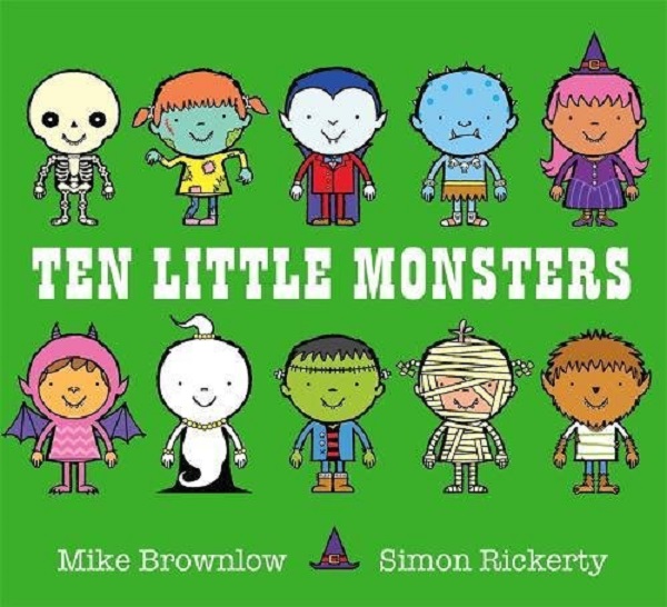 Бумажная книга «Ten Little Monsters», автор Майк Браунлоу - фото №1