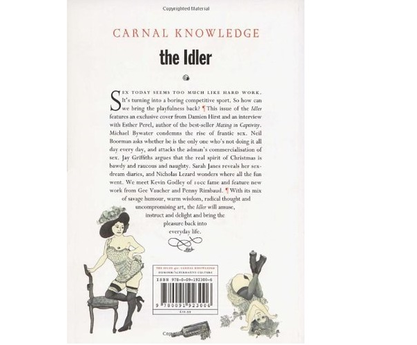 Бумажная книга «The Idler (Issue 40) Carnal Knowledge», авторов Том Ходжкинсон, Дэн Киран - фото №1