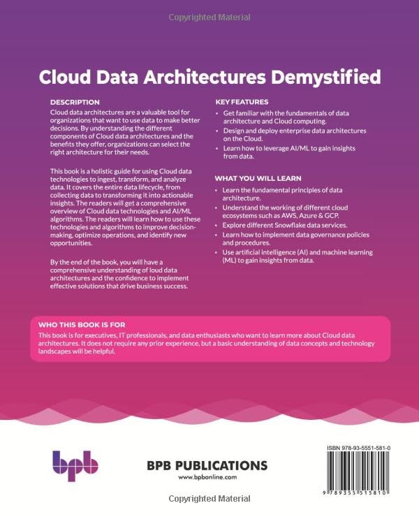 Паперова книга «Cloud Data Architectures Demystified», автор Ашок Боддеда - фото №1