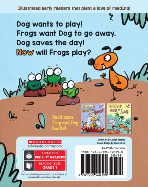 Бумажная книга «Frog Meets Dog», автор Джени Траслер - фото №1
