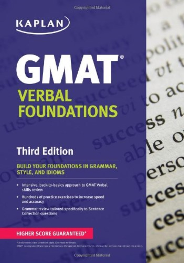 Бумажная книга « Kaplan GMAT Verbal Foundations» - фото №1